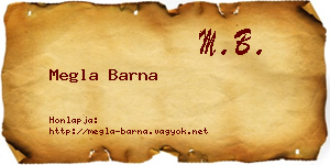 Megla Barna névjegykártya